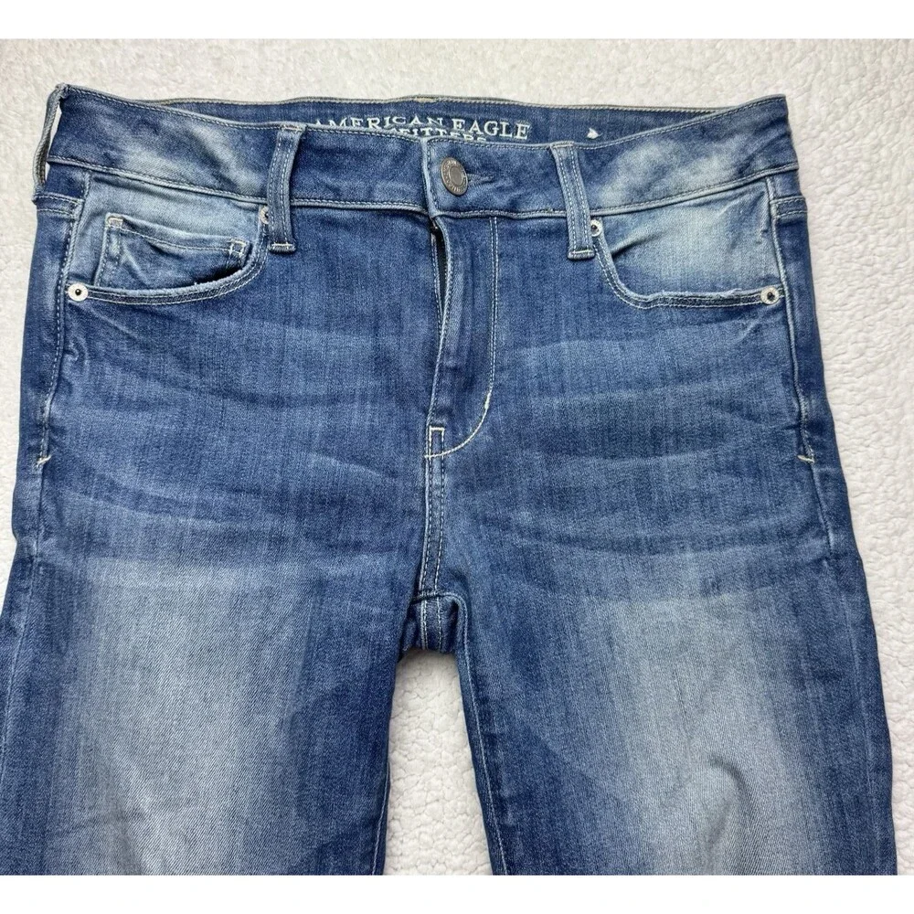 American Eagle Outfitters Skinny Super Super Stretch Jeans  Womens Size 10 Short